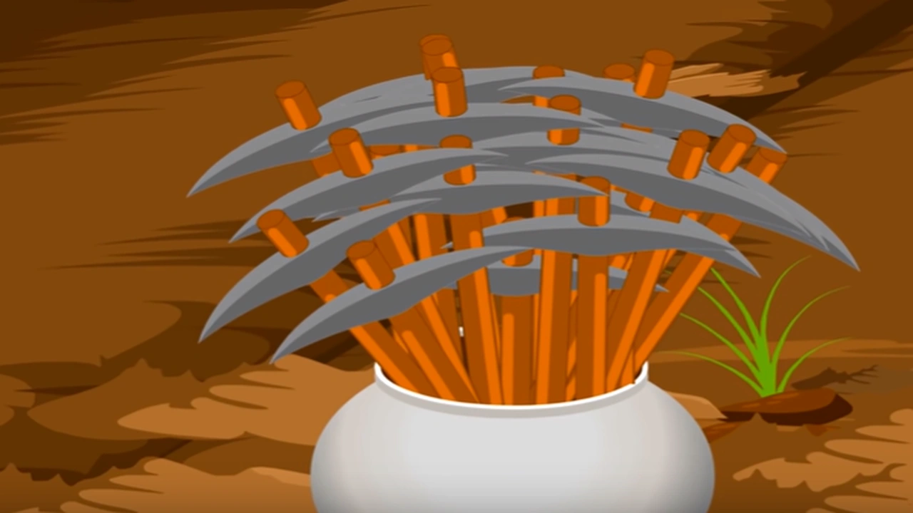 صورة قصة قصيرة خيالية : قصة الإناء السحري