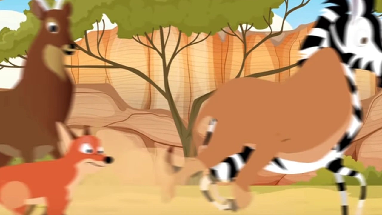 صورة قصص اطفال جديدة : قصة حمار الوحش وجلد الأسد