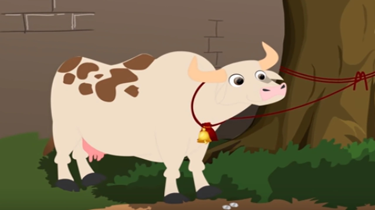 صورة قصص اطفال جديدة وجميلة : قصة البقرة السحرية