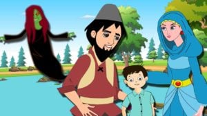 قصص اطفال قصيرة بالصور : هدايا ذهبية من الاشباح