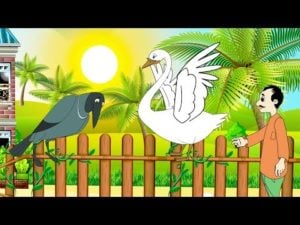 قصص ما قبل النوم للاطفال: قصة الغراب الجشع
