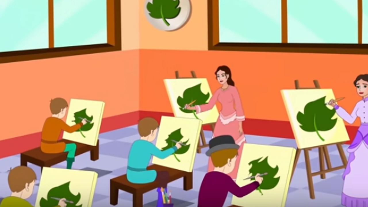 صورة قصص مكتوبة : قصة الورقة الأخيرة