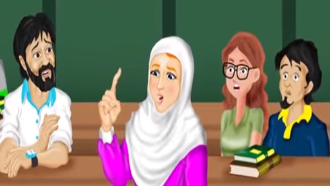 صورة قصص واقعية من الحياة لإسلام فتاة جامعية أمريكية في أمريكا