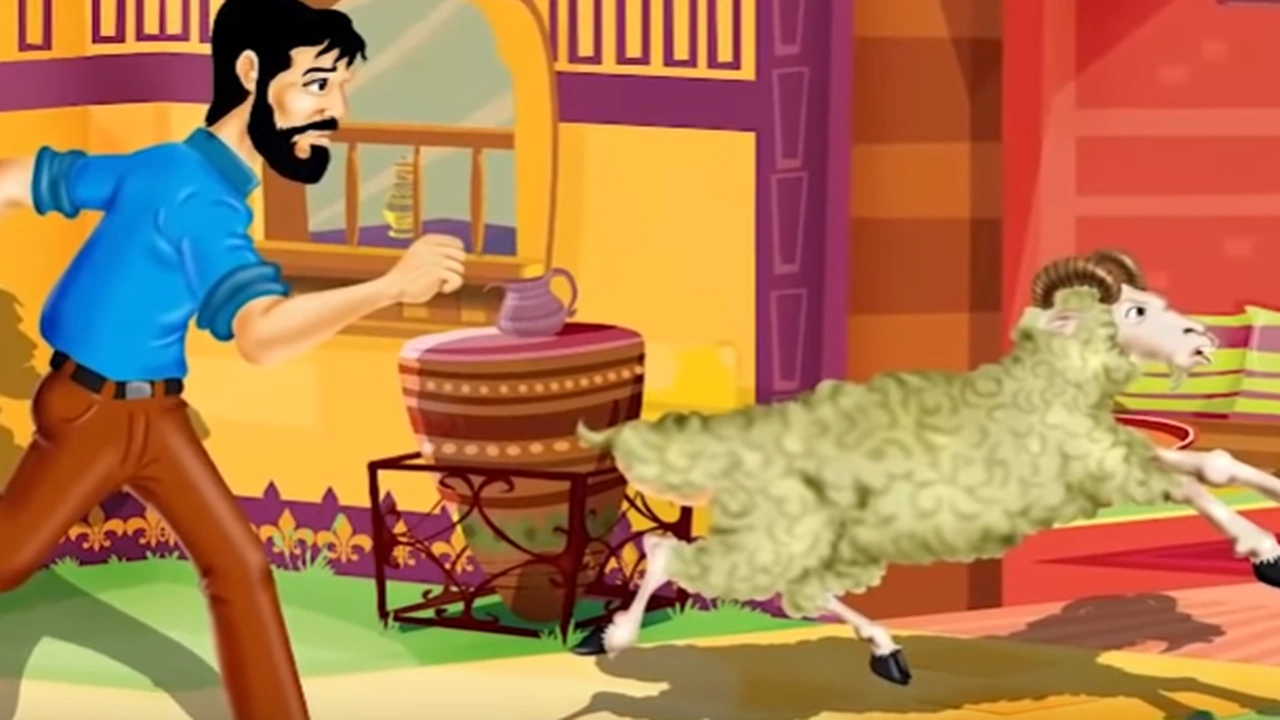 صورة قصص وعبر دينية واقعية : ماذا فعل أبو محمد لما هرب منه الخروف و دخل بيت اليتامى