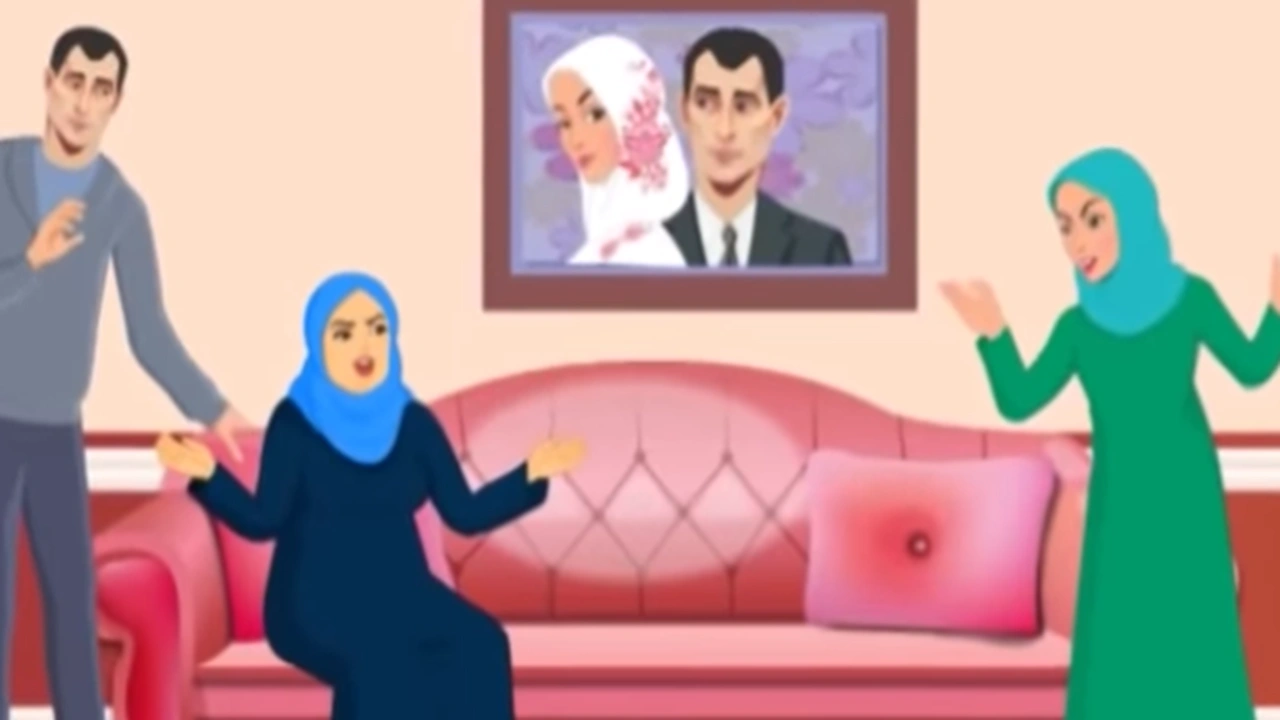 صورة قصص وعبر عن الحياة الزوجية : ذهبت للصيدلي لتشتري سم لحماتها و وضعته في الطعام