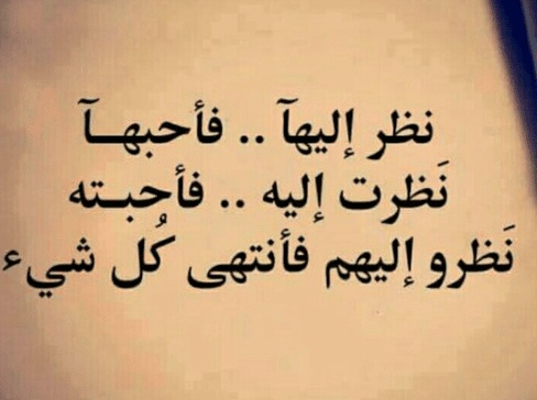 كلام الحب