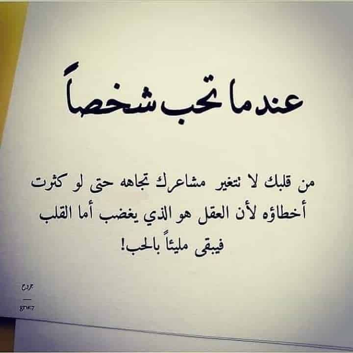 كلام الحب