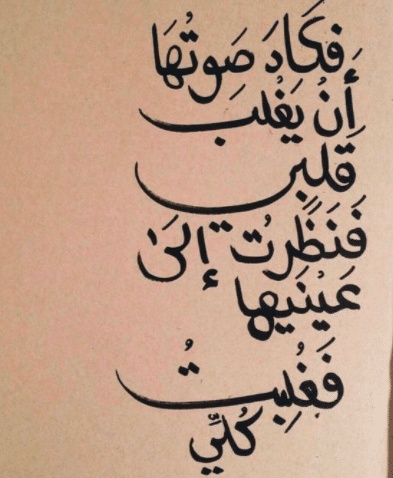 كلام عن صوت الحبيب