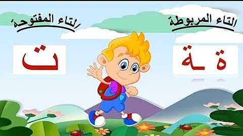 كلمات تنتهي بحرف التاء المبسوطة