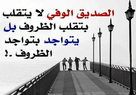 كلمات عن الصداقة