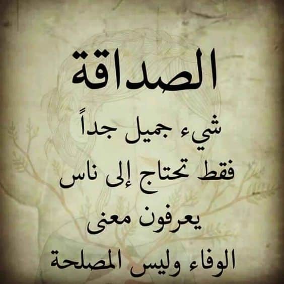 كلمات مؤثرة عن الصداقة الحقيقية