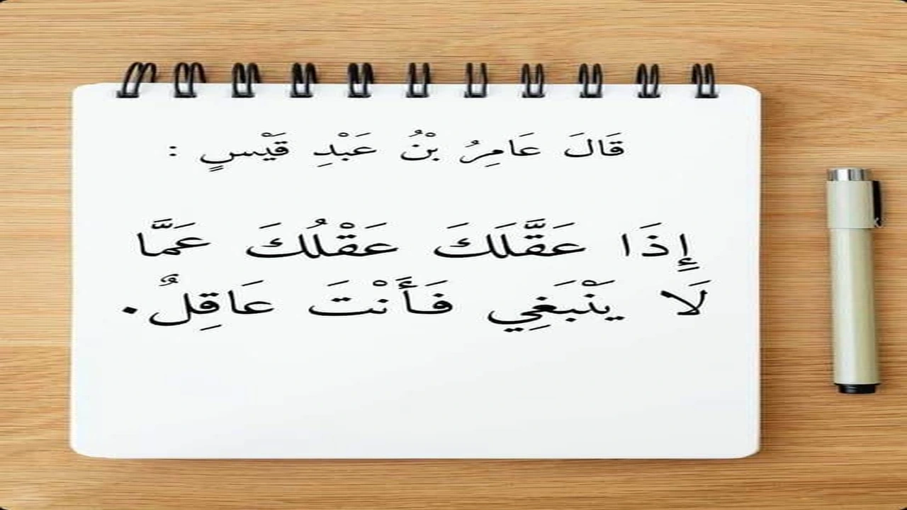 صورة كلمات وحكم عن العقل