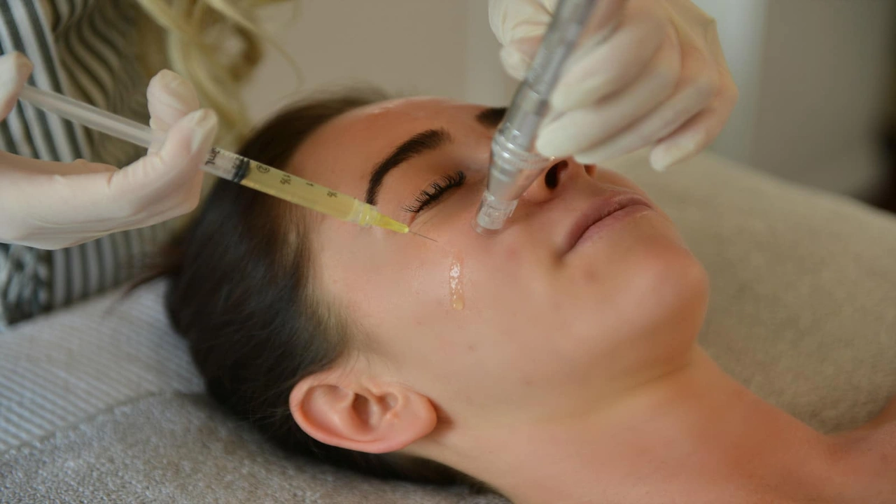 صورة متى تظهر نتائج حقن البلازما للوجه