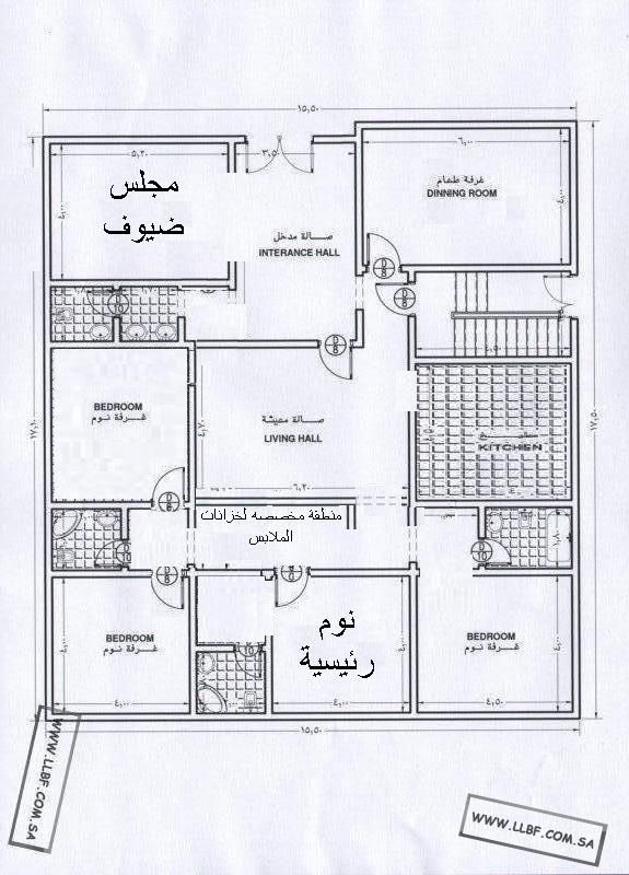 مخططات دور ارضي