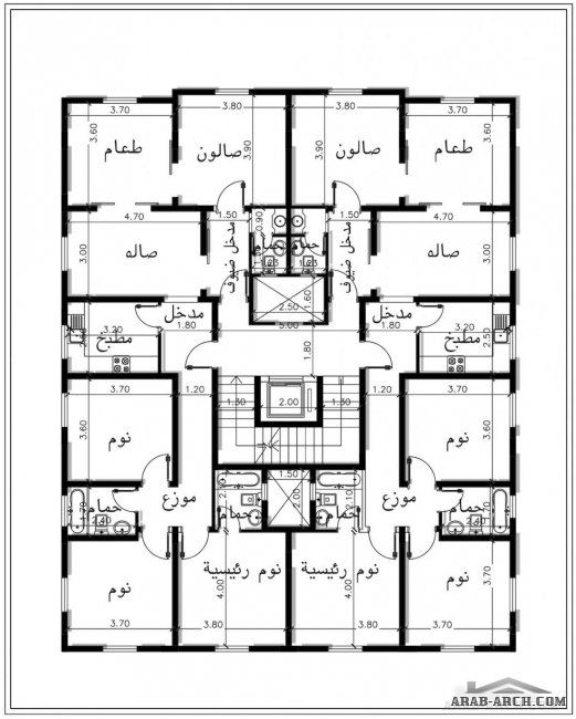 مخططات شقق