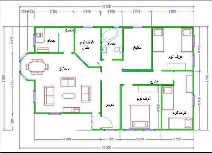 مخططات شقق