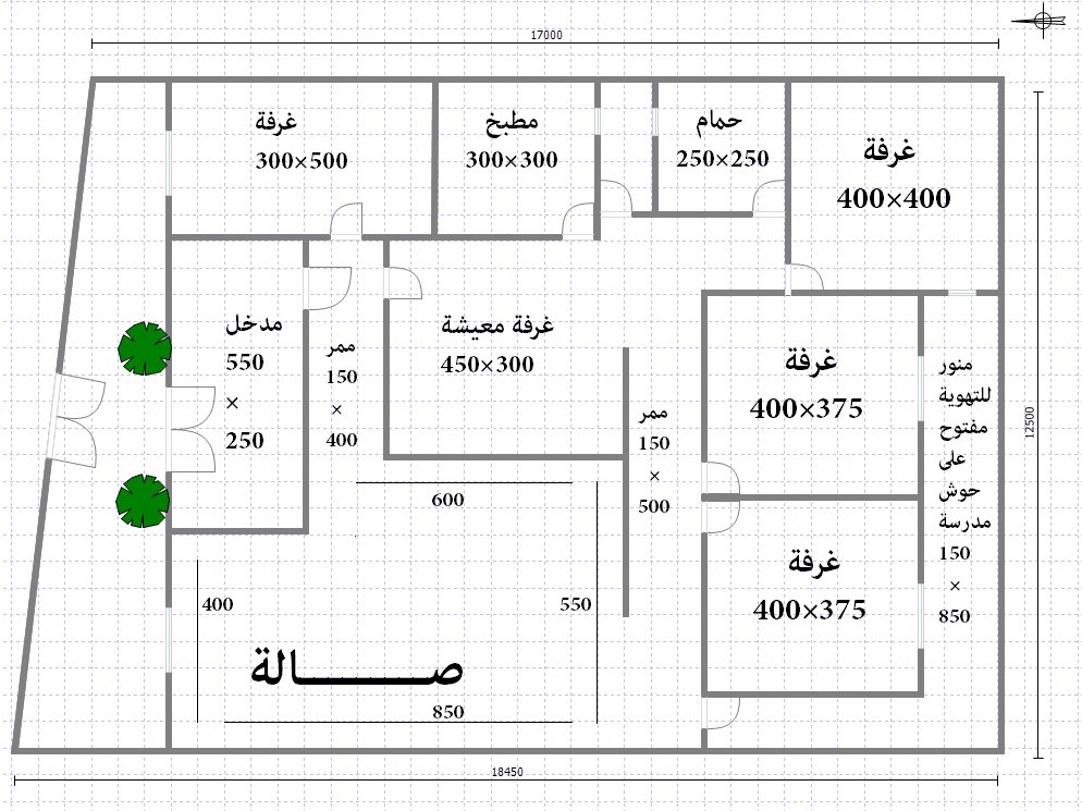 مخططات منازل 12*12