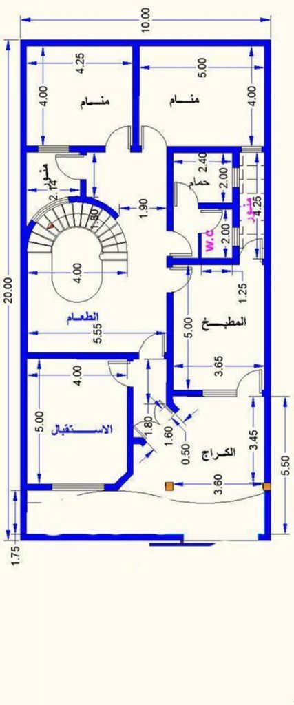 مخططات منازل 12*12