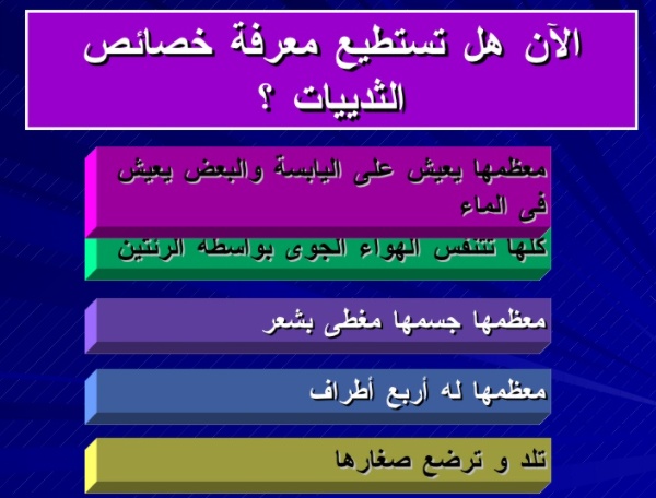 مطويات عن الثدييات