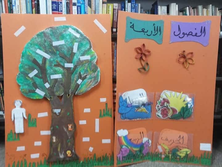 مطويات عن فصول السنه