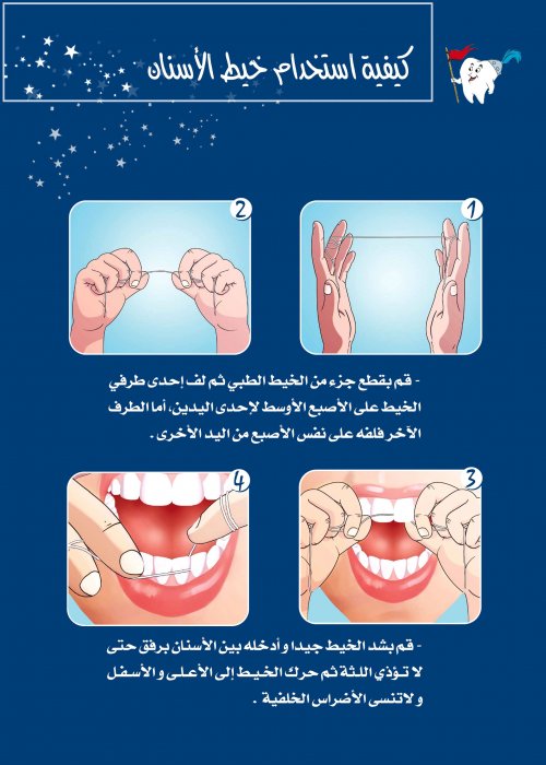 مطويات عن نظافة الاسنان