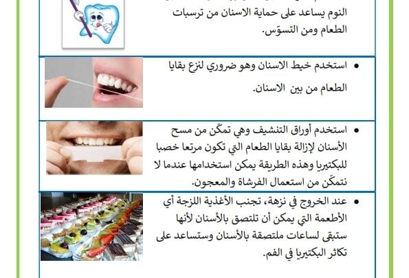 مطويات عن نظافة الاسنان