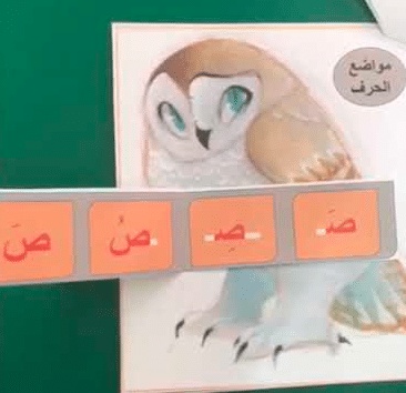 مطوية عن حرف الصاد