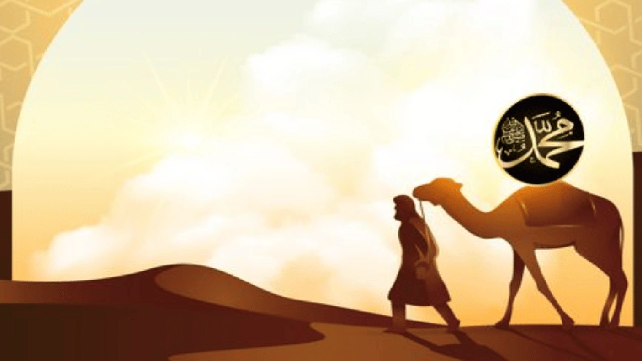 صورة ملخص عن هجرة النبي