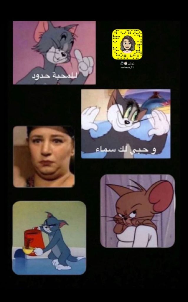 ملصقات سناب تضحك