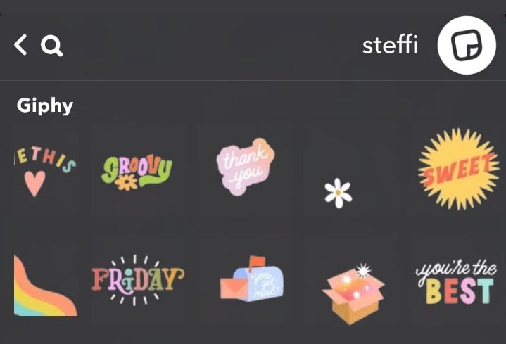 ملصقات سناب كيوت