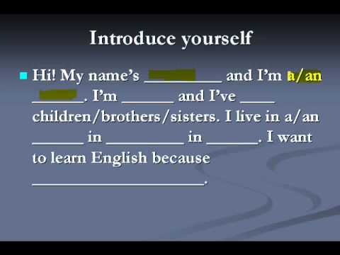 موضوع تعبير انجليزي عن نفسي