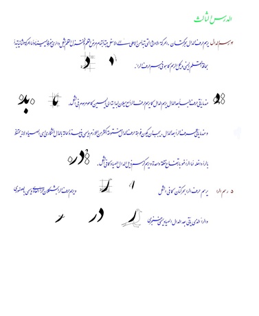نماذج تعليم خط النسخ