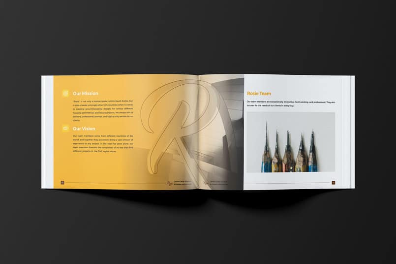 نموذج بروفايل شركة Word مجانا