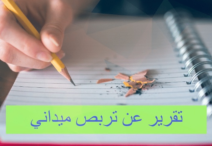 نموذج تقرير تربص جاهز pdf