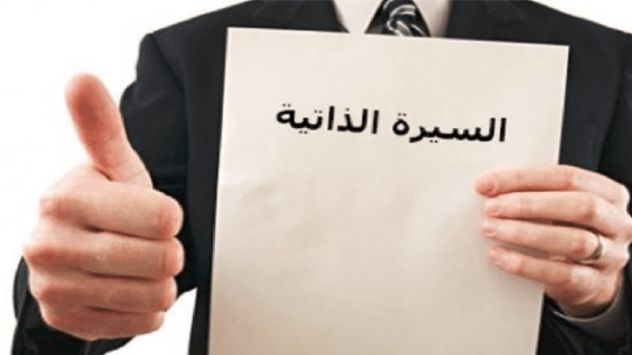 صورة نموذج سيرة ذاتية pdf