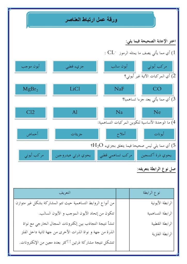ورقة عمل الزلازل ثالث متوسط