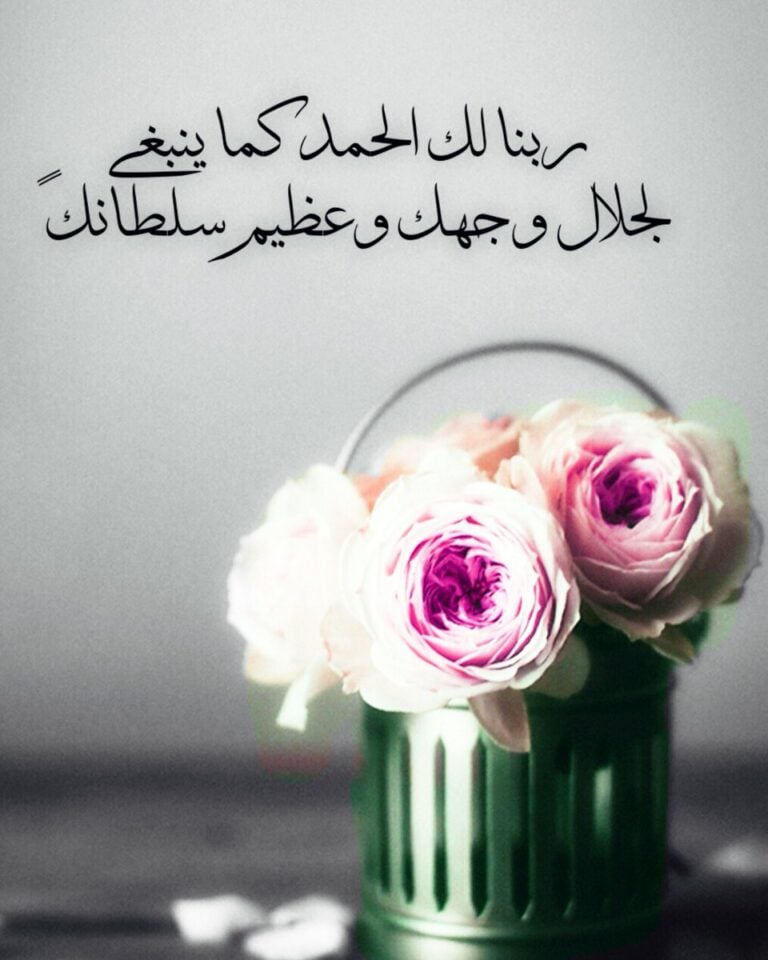 يا رب لك الحمد كما ينبغي لجلال وجهك وعظيم سلطانك
