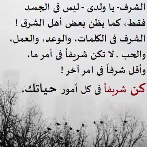 ابيات شعرية عن الشرف