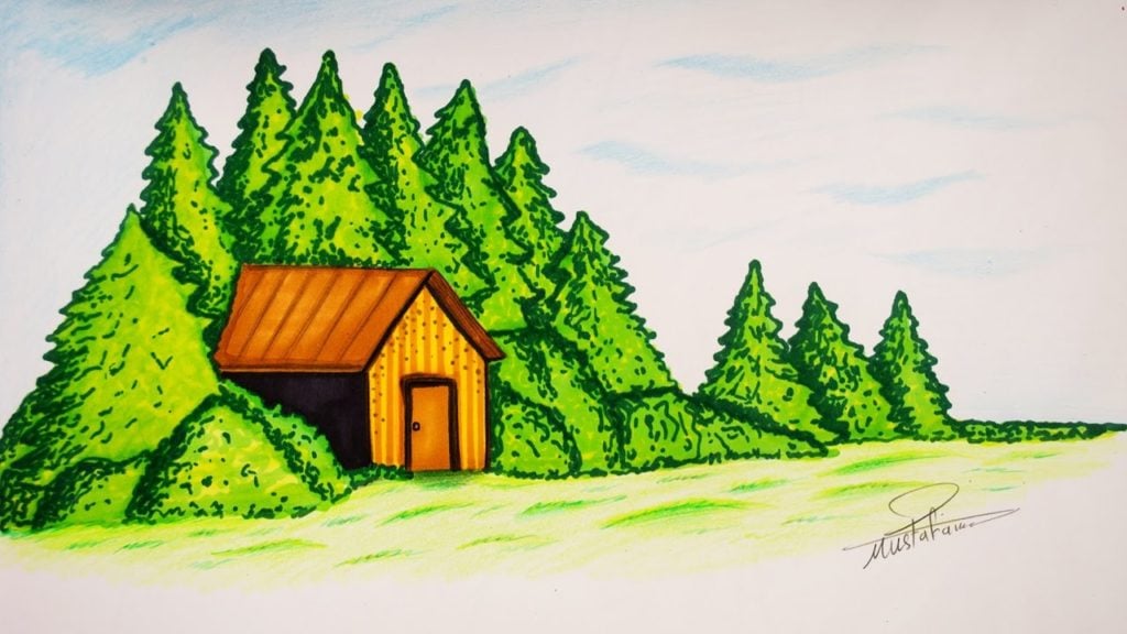 رسومات تلوين طبيعة