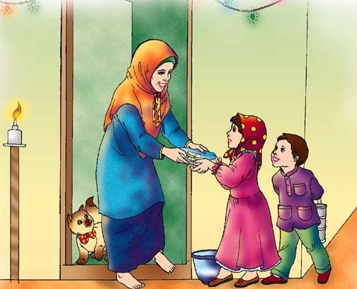 رسومات للتلوين عن بر الوالدين