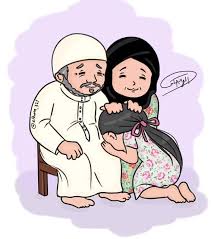 رسومات للتلوين عن بر الوالدين