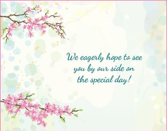 annual day invitation message