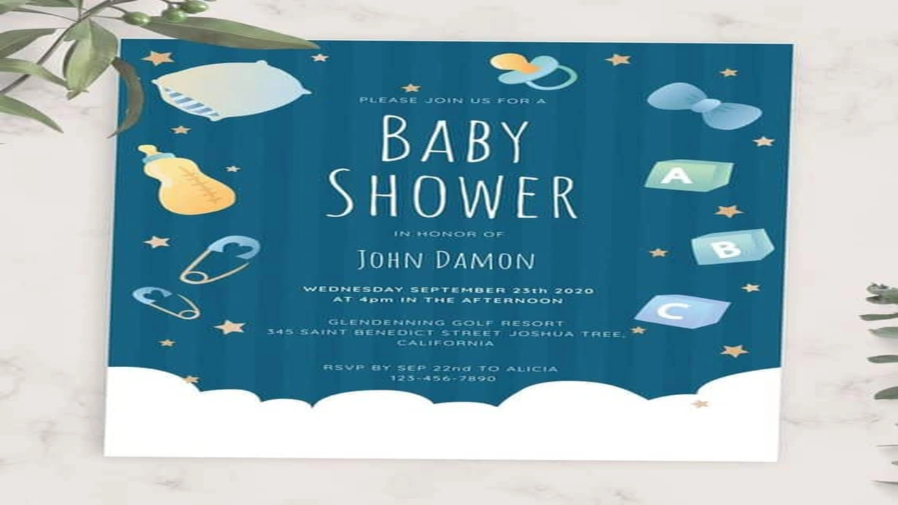 صورة baby shower invitation message