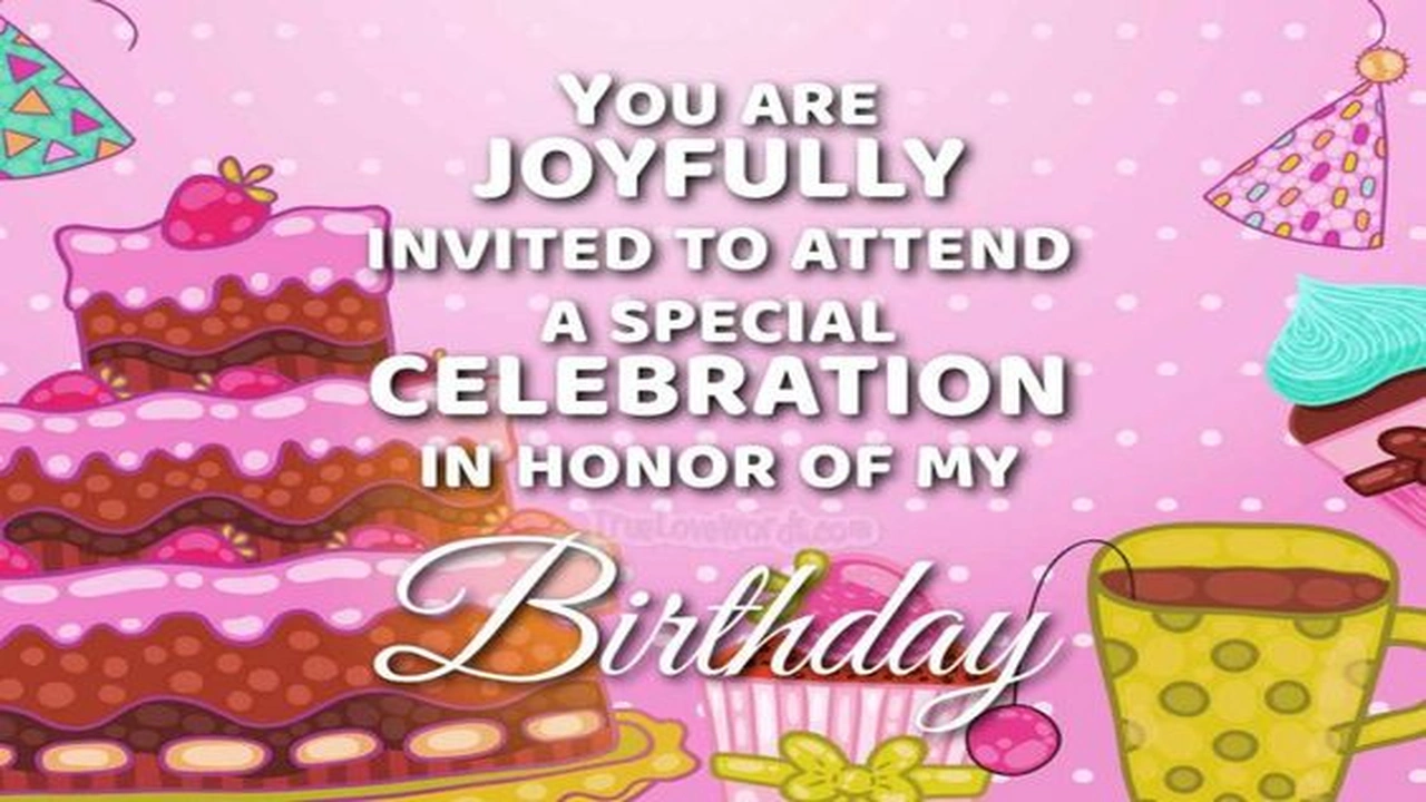 صورة birthday invitation message for friends