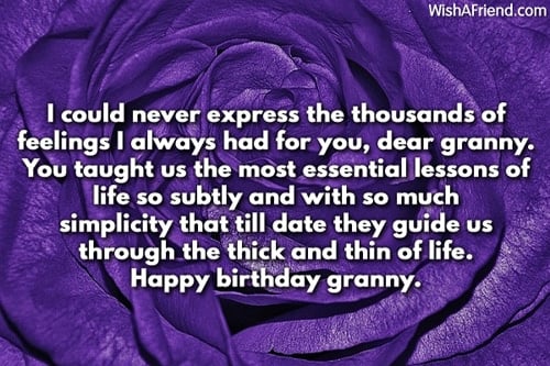 birthday messages for grandma