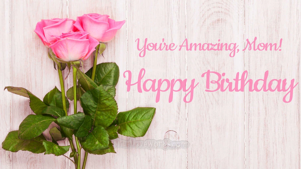 صورة birthday messages for mom