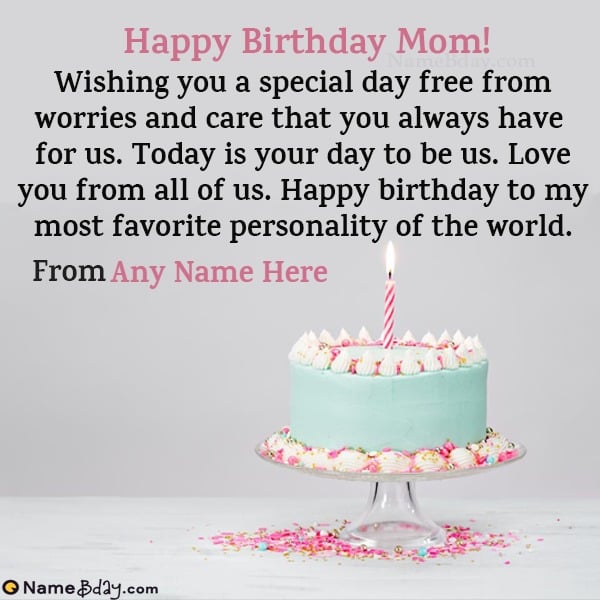birthday messages for mom