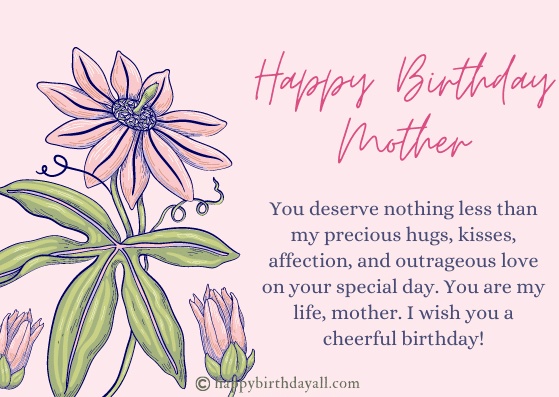 birthday messages for mom