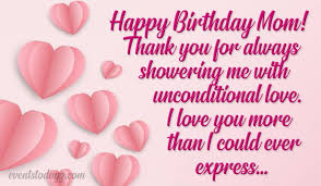 birthday messages for mom