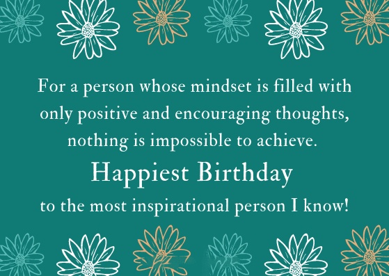 birthday messages for respected person